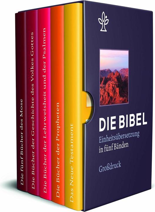 Image du produit Die Bibel. Einheitsübersetzung in fünf Bänden (Allemand, Association biblique catholique, 2017)