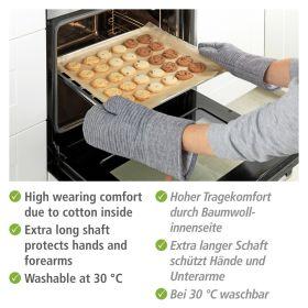 Produktbild Wenko Küchenhandschuh Ada Stripes (Silikon, Baumwolle, Polyester, Viskose)