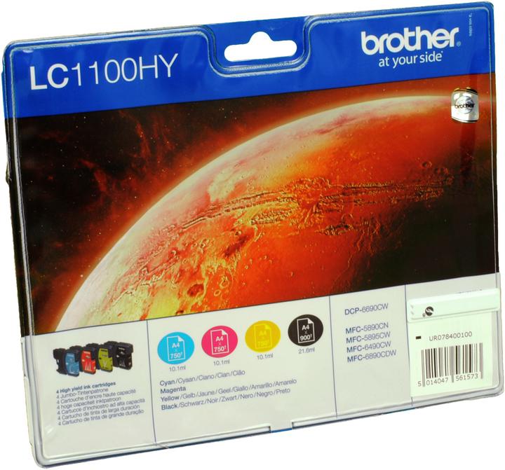 Produktbild Brother LC-1100HYVALBPDR Valuepack (M, C, Y, BK)