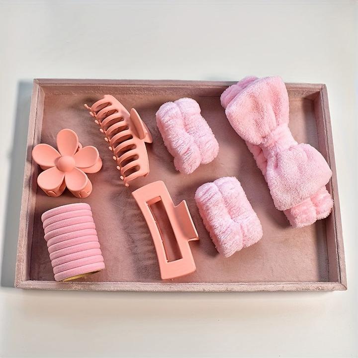 Immagine prodotto Alopini Kit di accessori per capelli da 16 pezzi/set di fiori a forma di artiglio clip bowknot decorativo (16 pz.)