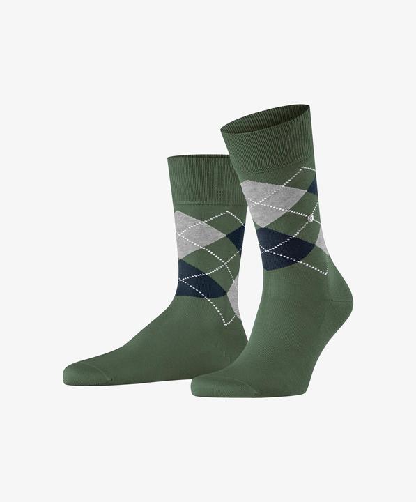 Image du produit Burlington Socken "Manchester" grün/klein gemustert (Une unité par pack, 40 - 46)