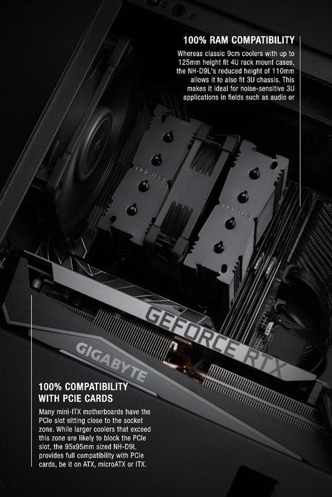 Produktbild Noctua NH-D9L chromax.black (110 mm)