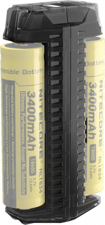 Produktbild Nitecore SC2 Schnelladegerät 3A (1 Stk., 14500, 16340, 18650, AAAA, AAA, AA, Ladegerät inkl. Akku)