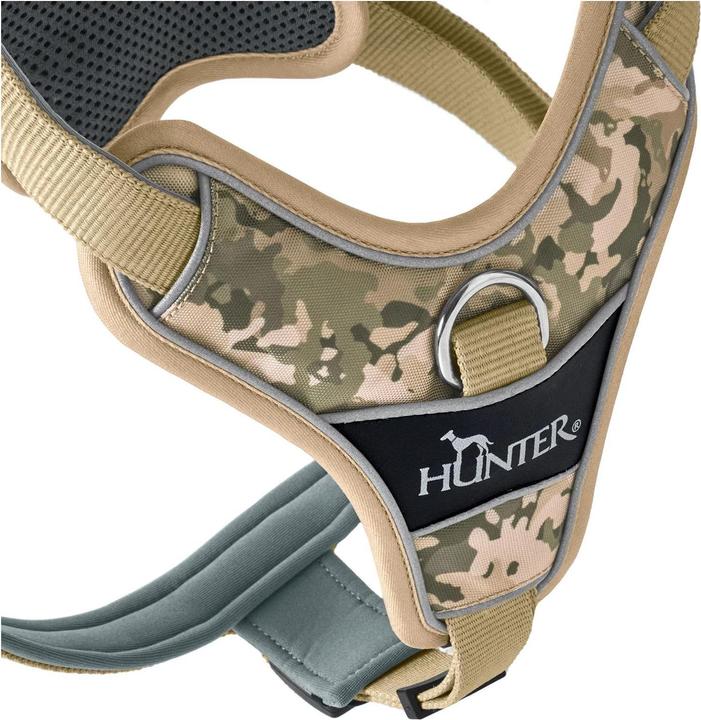 Immagine prodotto Hunter Pettorina mimetica Divo per cani Beige M (M, Cane)