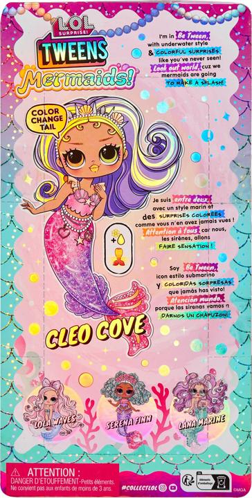 Produktbild L.O.L. Surprise! MERMAID Havfruedukke - Cleo Cove