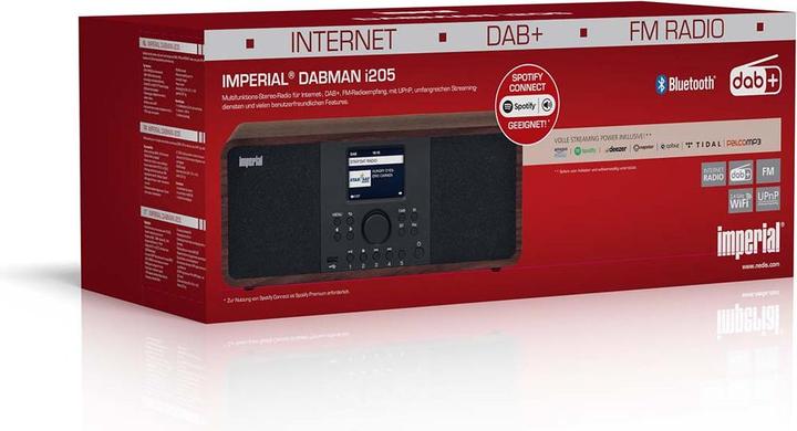 Image du produit Imperial Dabman i205 (Webradio, DAB+ DAB, VHF, FM, Bluetooth, WiFi)