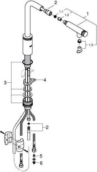 Produktbild Grohe Minta SmartControl Spültischbatterie mit SmartControl