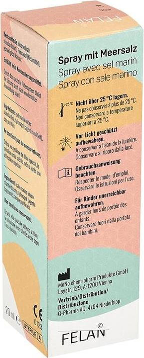 Produktbild Felan Meersalz Nasenspray (20ml) (1 Stück)