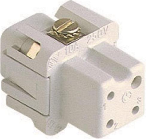 Actual product image ILME CKF 03 Socket insert, size 21.21, 3P+PE, silver, CKF03