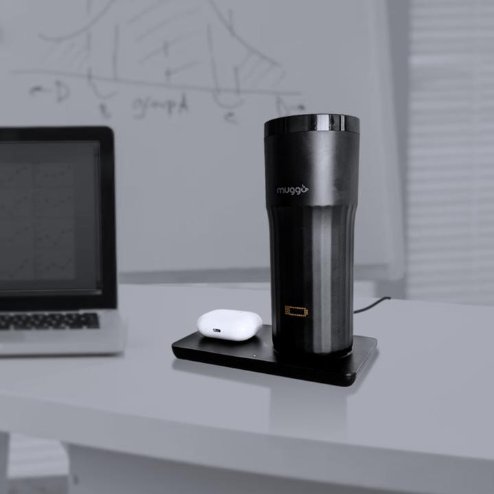 Actual product image Muggo Travel Mug 355ml + Qi charging function (0.36 l)