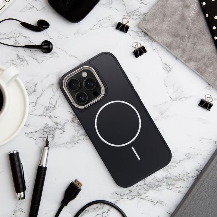 Immagine prodotto OEM Back panel cover FRAME MAG COVER Case compatible with MagSafe for IPHONE 11 black (Apple iPhone 11)