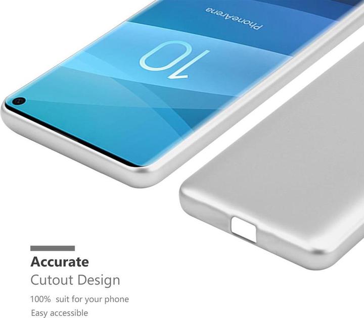 Actual product image Cadorabo TPU Matt Metallic Cover (Samsung Galaxy S10)