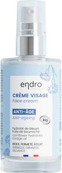 Endro Cosmétiques Gesichtscreme natürlich Anti-Ageing Glasfl 50 ml (50 ml, 24h Creme)