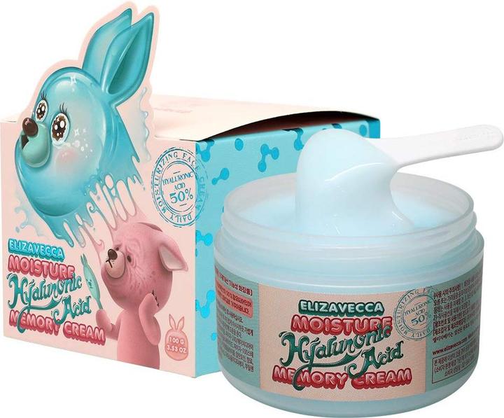 Actual product image Elizavecca Moisture Hyaluronic Acid Memory Cream (100 ml, 24h cream)