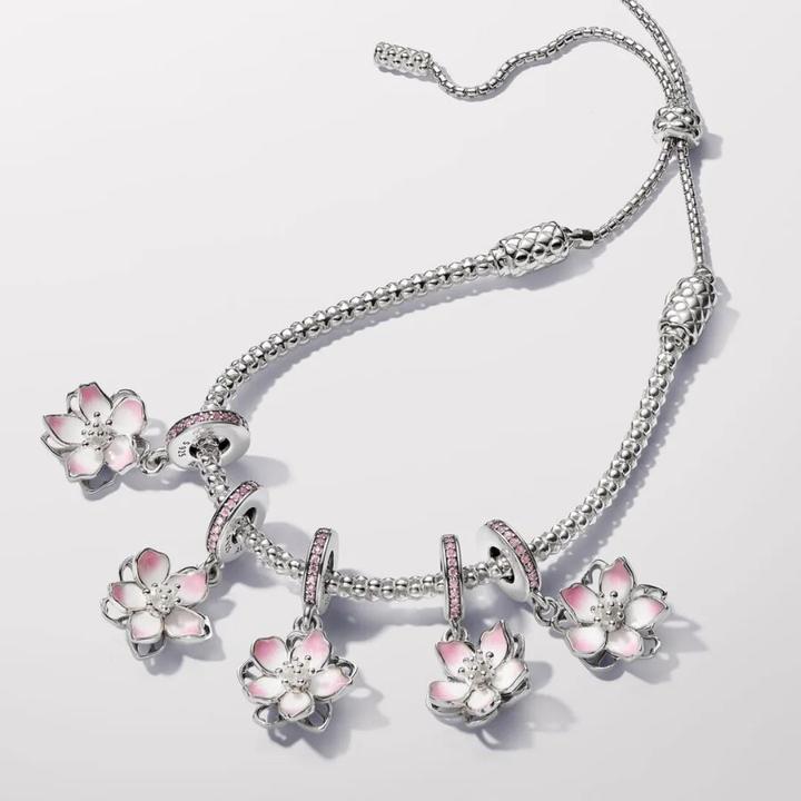 Produktbild Pandora Kirschblüten (Emaille, Zirkonia)