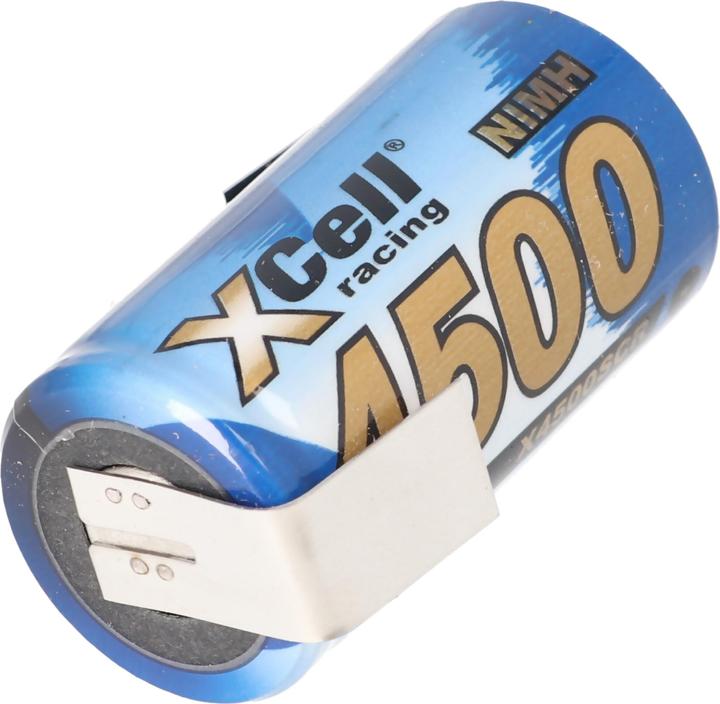 Produktbild AccuCell Sub-C NiMH Akku mit Lötfahne Z-Form (1.20 V, 4500 mAh)