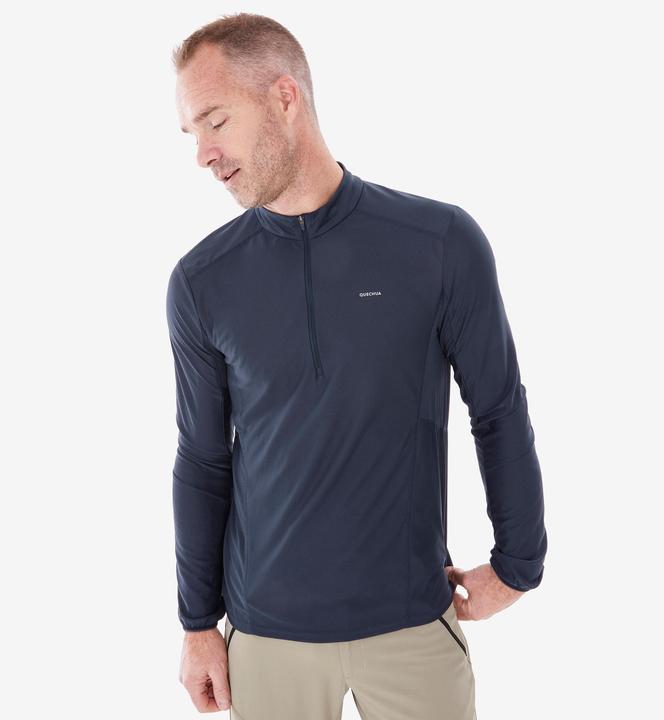 Image du produit Quechua T-shirt de randonnée homme manches longues randonnée en montagne - MH500 (L)