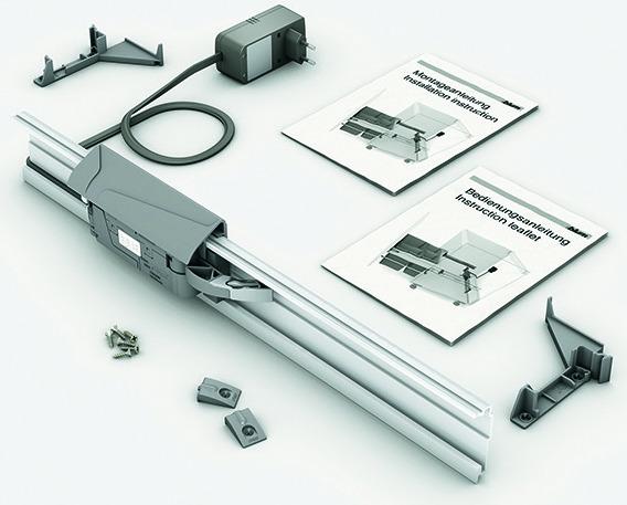 Actual product image Blum SERVO-DRIVE uno for suspended waste solutions