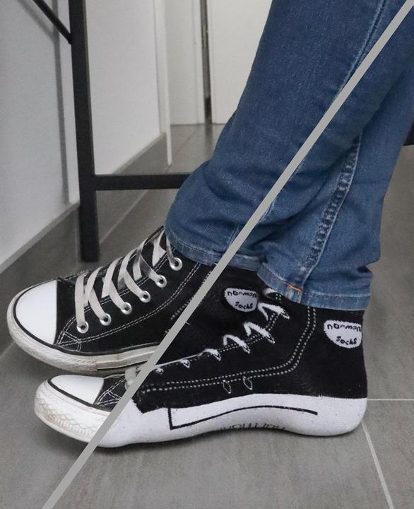 Actual product image Normani 4 pairs of socks in shoe design (pack of 4, 35 - 38)