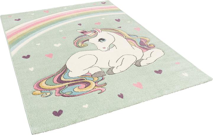 Immagine prodotto Pergamon Tappeto per bambini Maui Kids Unicorn Pastel (160 x 230 cm)