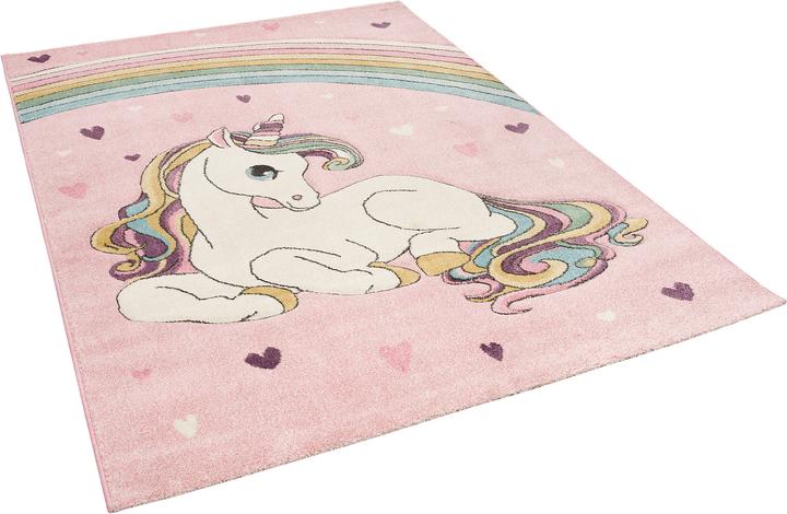 Produktbild Pergamon Kinder Teppich Maui Kids Einhorn Pastell (140 x 200 cm)