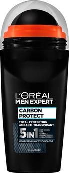 Actual product image L'Oréal Paris L'Oreal Paris Men Expert Carbon Protect Roll-On Deodorant 50ml