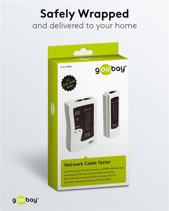 Image du produit Goobay Testeur de câble réseau