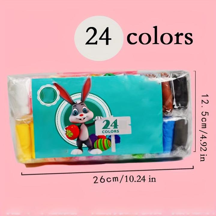 Produktbild Activity Board 24 Farben Air Dry Clay Set, Ultraleichte Kunststoff-Ton mit Sculpting Tools, DIY Crafts, Craft Set