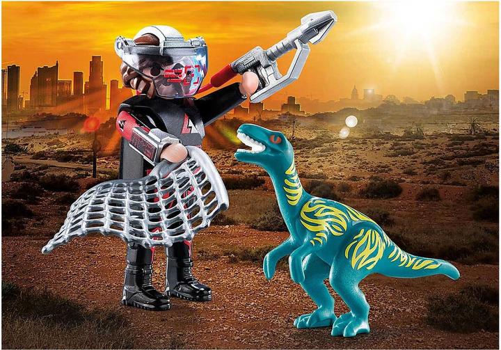 Immagine prodotto Playmobil 70693 DuoPack Velociraptor vs Poacher (70693)