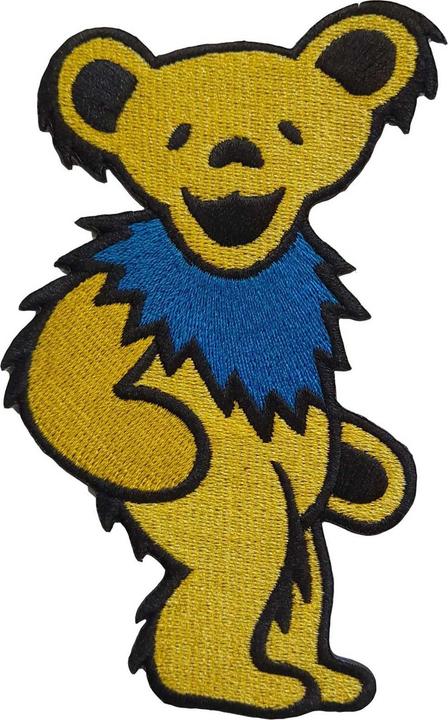 Actual product image Grateful Dead Dancing Bears Iron On Patch