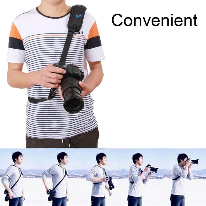 Produktbild Puluz Quick Release Anti-Slip Soft Pad Single Shoulder Camera Strap with Metal Hook for SLR/DSLR Cameras (Schultergurt)