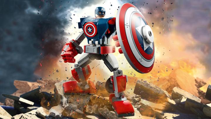 Produktbild LEGO Captain America Mech (76168, LEGO Marvel)