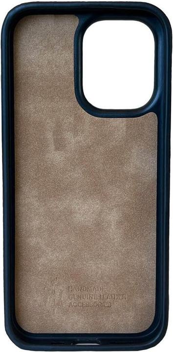 Image du produit Mike Galeli Couverture rigide en cuir véritable Luka rain forest (Apple iPhone 16 Plus)