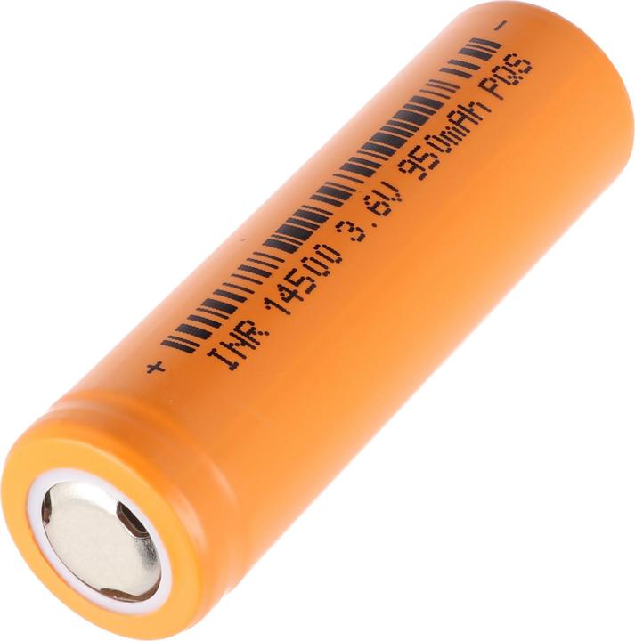Image du produit AccuCell Akku INR 14500 ungeschützt 48,5x14,1mm (1 pcs, 950 mAh, Batterie)