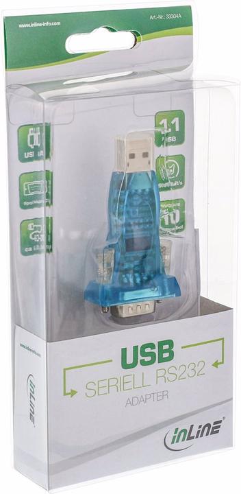 Immagine prodotto InLine Adattatore da USB a seriale (0.80 m)