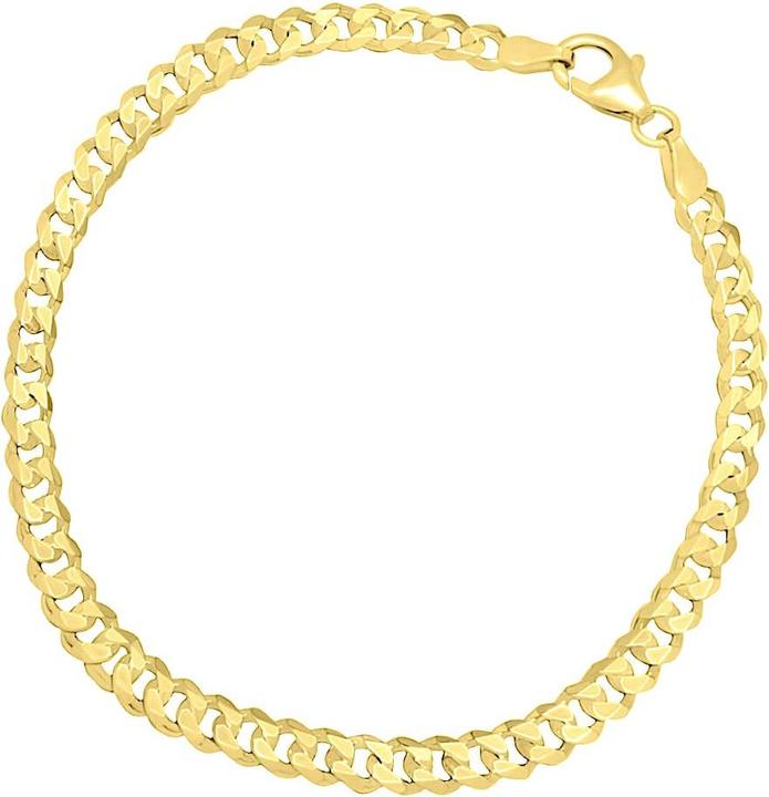 Candy Panzer-Armband Hemera 4.9 mm, 925 Sterling Silber, vergoldet
