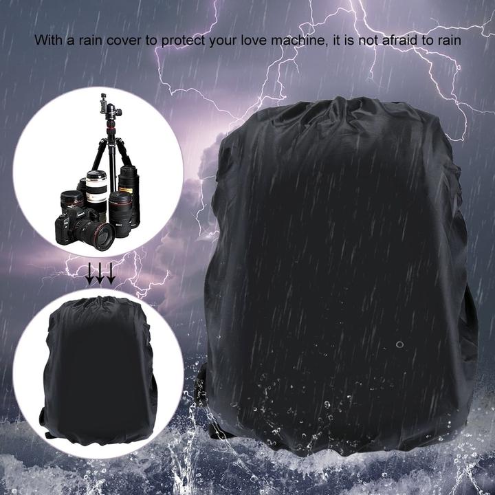 Produktbild König Design Kamera Foto Rucksack Tasche viel Platz für Kamera + Zubehör Drohne Regenschutz (Kamera Schultertasche)