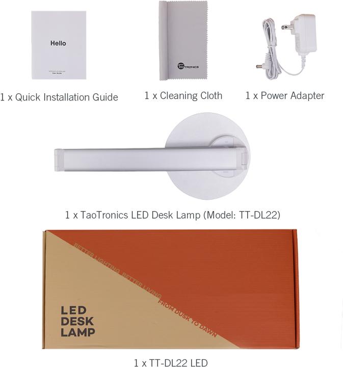 Actual product image Taotronics TT-DL22 (550 lm)