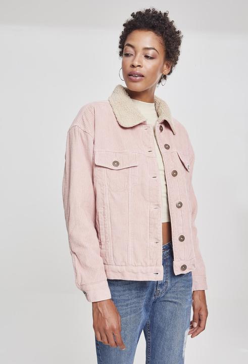 Actual product image Urban Classics Ladies Oversize Sherpa Corduroy Jacket (XL)