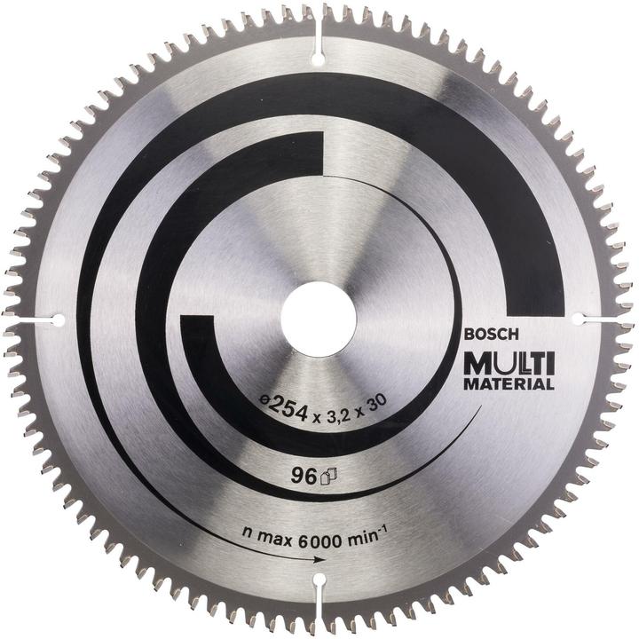 Bosch Professional Zubehör PRO Multi Material Kreissägeblatt, 254 x 3,2 x 30 mm