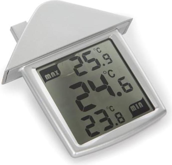Image du produit Perel Thermomètre De Fenêtre Transparent Avec Indications Min/Max