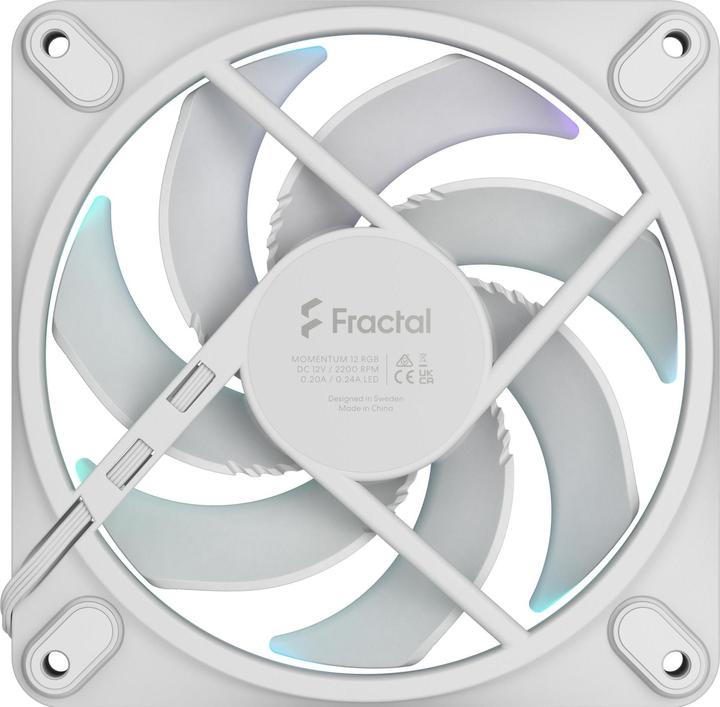 Produktbild Fractal D. Momentum 12 RGB White (120 mm, 1 x)