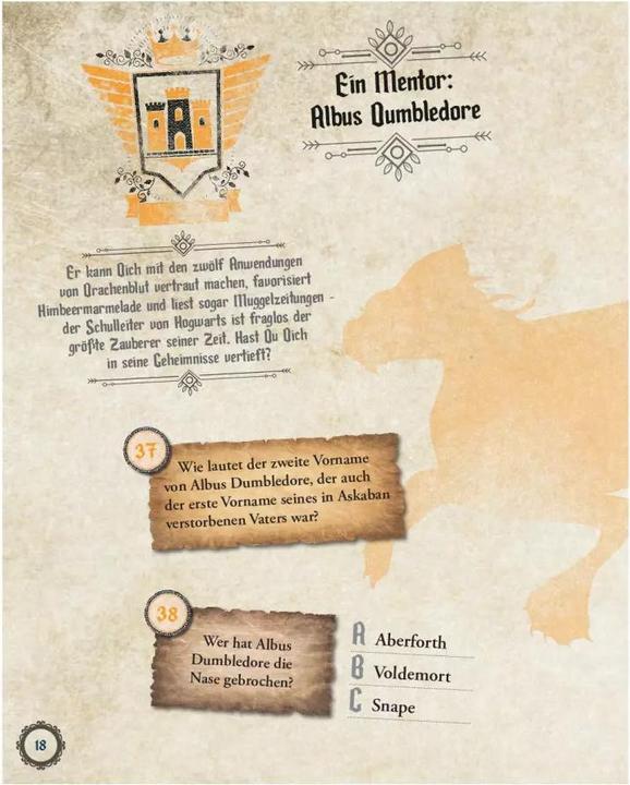 Actual product image Quiz dich schlau mit dem Quizgott: Harry Potter Fan-Quiz Rätsel (German)