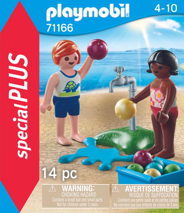 Actual product image Playmobil 71166 Children with water balloons (71166, Playmobil Special Plus)