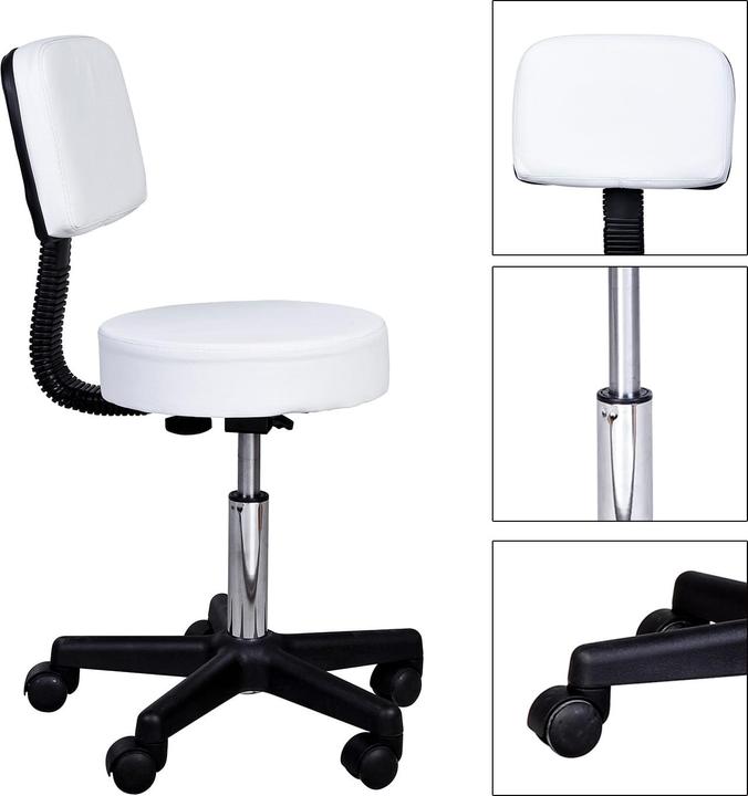 Produktbild Homcom Rollhocker mit Lehne