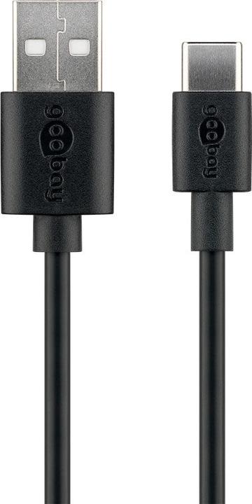 Goobay Cavo da USB-A a USB-C (2 m, USB 2.0)