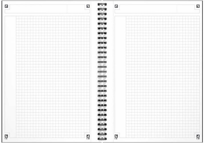 Actual product image Oxford International Notebook (B5, Checked, Soft cover)