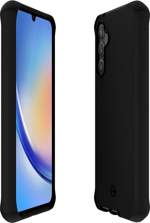 Mobilis SPECTRUM Hülle einfarbig schwarz matt - Galaxy A34 5G Soft B. (Samsung Galaxy A34 5G)