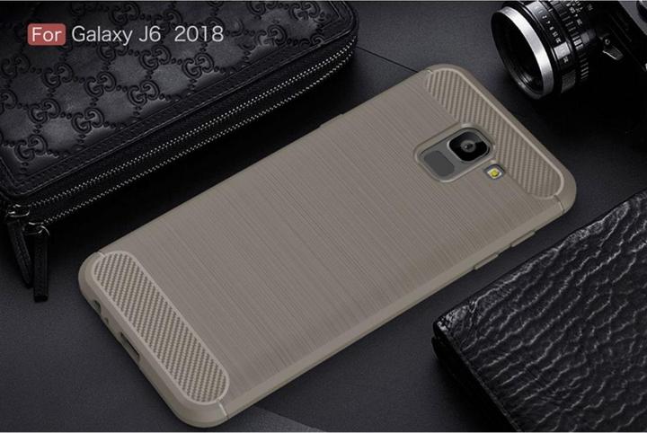 Actual product image König Design Mobile Phone Cover for Samsung Galaxy J6 Protective Case Backcover Bumper Cases Frame Grey (Samsung Galaxy J6)