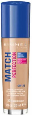 Image du produit Rimmel London Match Perfection SPF20 (303 Miel chaud)